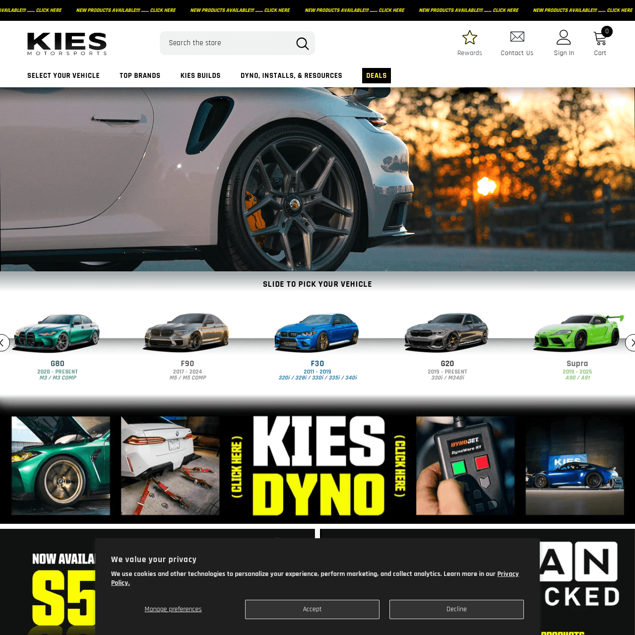 auto parts shopify website